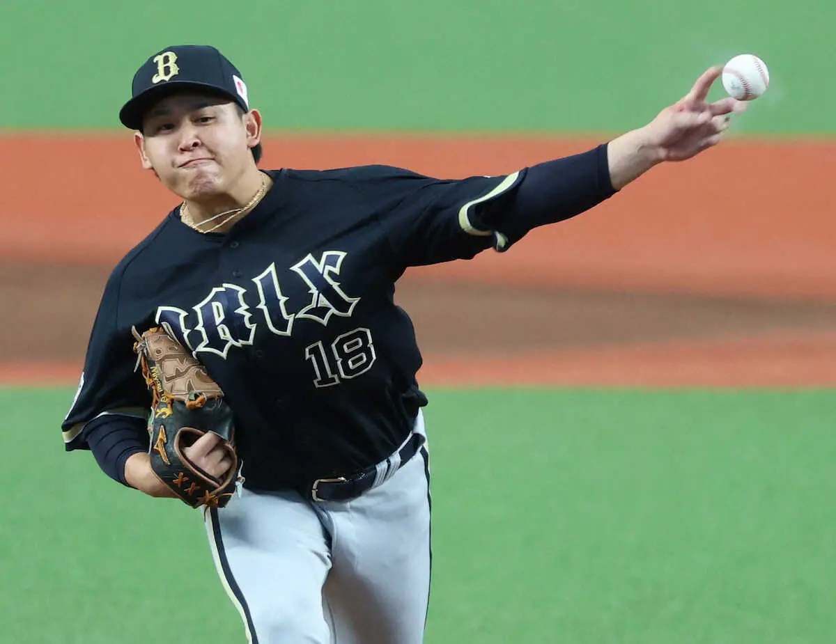 【画像・写真】オリックス・宮城大弥が6回3失点力投　2回途中8失点KOの開幕戦から復調、勝ち投手の権利得る