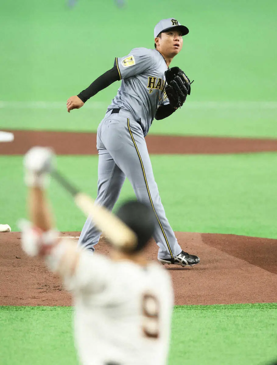 【画像・写真】阪神・村上頌樹が今季初勝利へ闘志「しっかり攻めていければ」　開幕戦では悔しい6回3失点