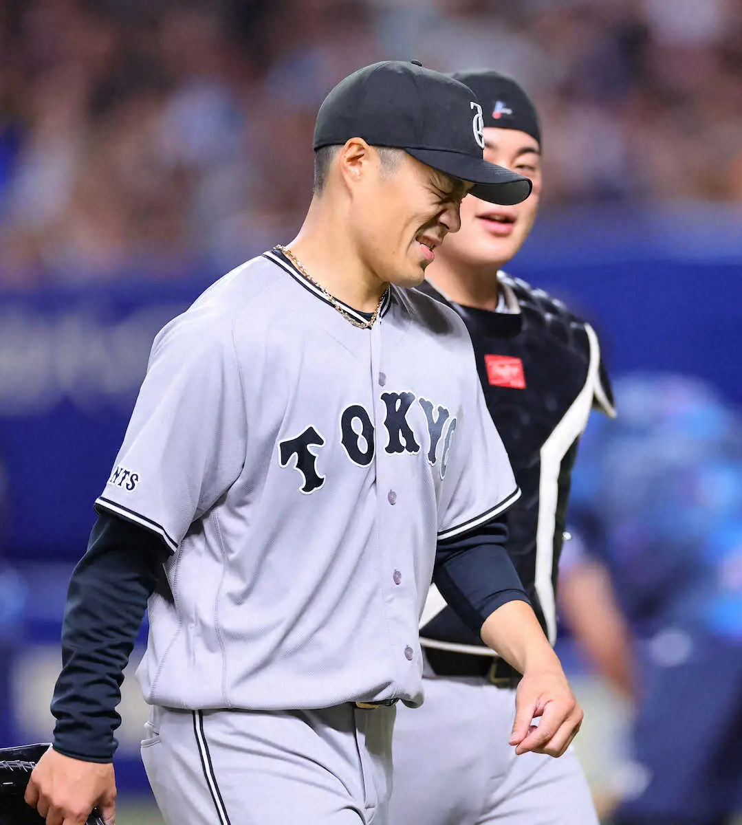 【画像・写真】巨人・則本　移籍初登板7回2失点好投「今日やりたいことはできた」も黒星　阿部監督「次につなげて」