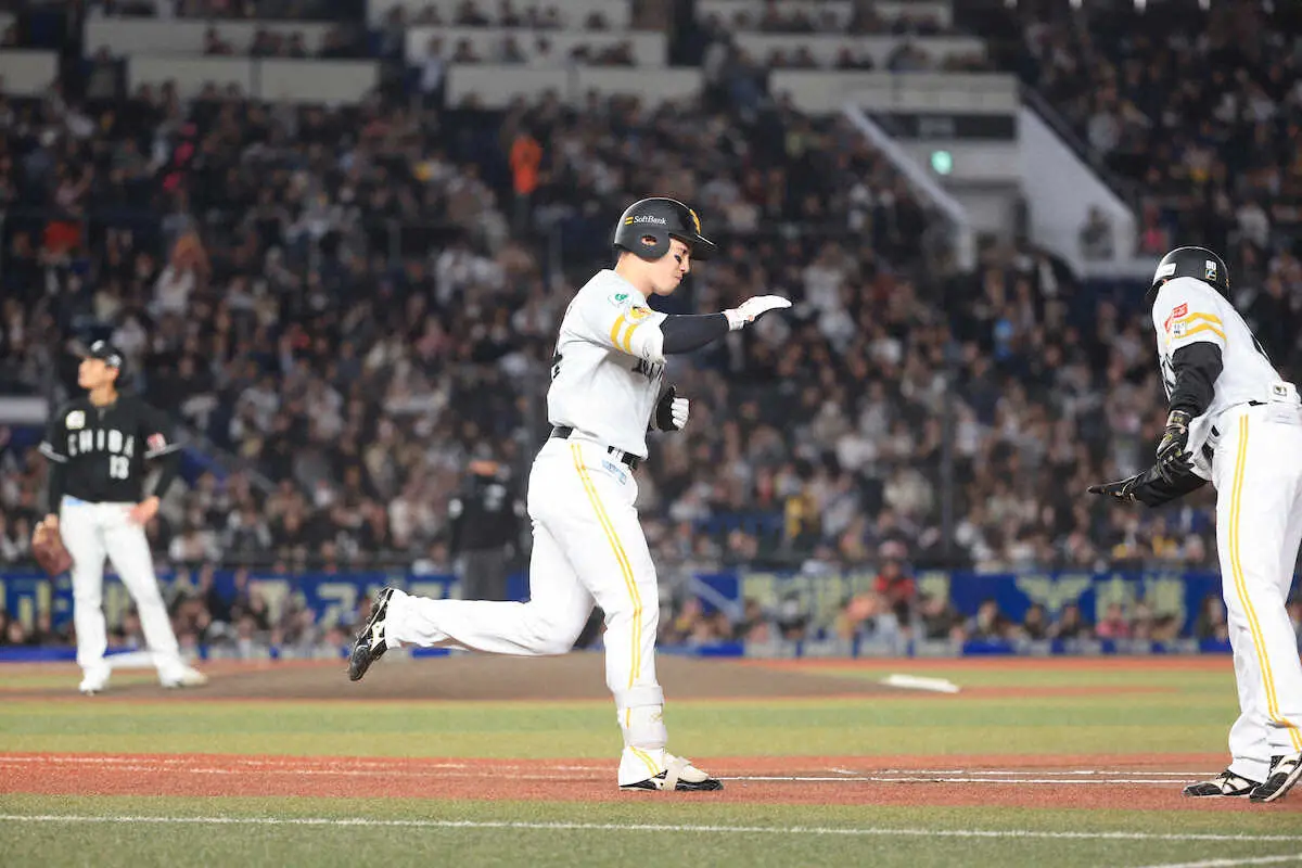 【画像・写真】ソフトバンク・栗原陵矢　オープン戦の不振どこへ？開幕から右肩上がり！打率.458、2号2ラン