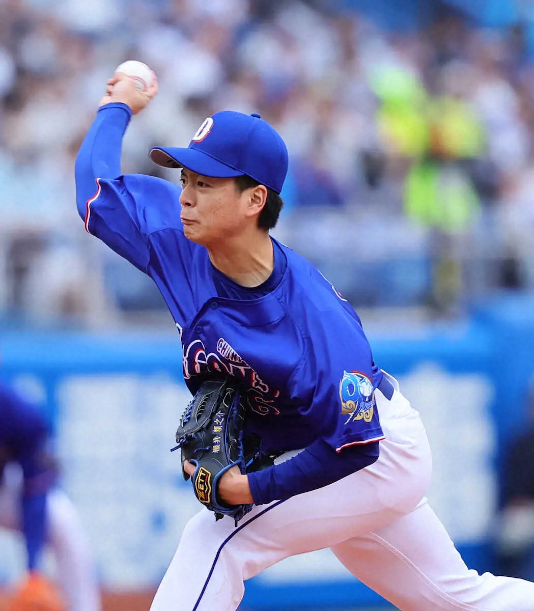 【画像・写真】中日ドラ2・桜井頼之介　自己ワースト2回0/3を6失点KO　“プロの洗礼”3被弾