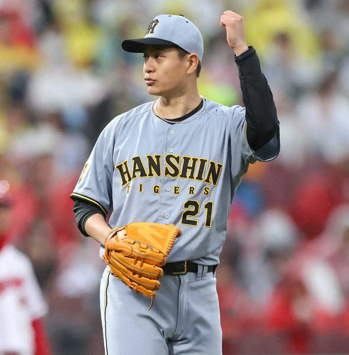 【画像・写真】阪神・大竹耕太郎　自著の題名は「覆す」、3回のセーフ判定も「覆る」