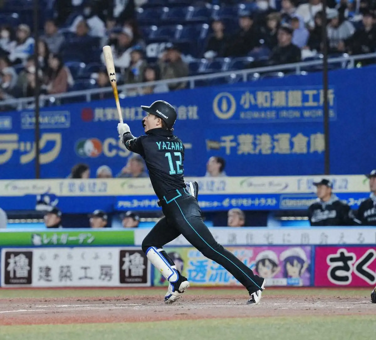 【画像・写真】日本ハム　また出た本塁打!　4回に矢沢が右越えソロで17戦中16試合のアーチショー　チーム31発目