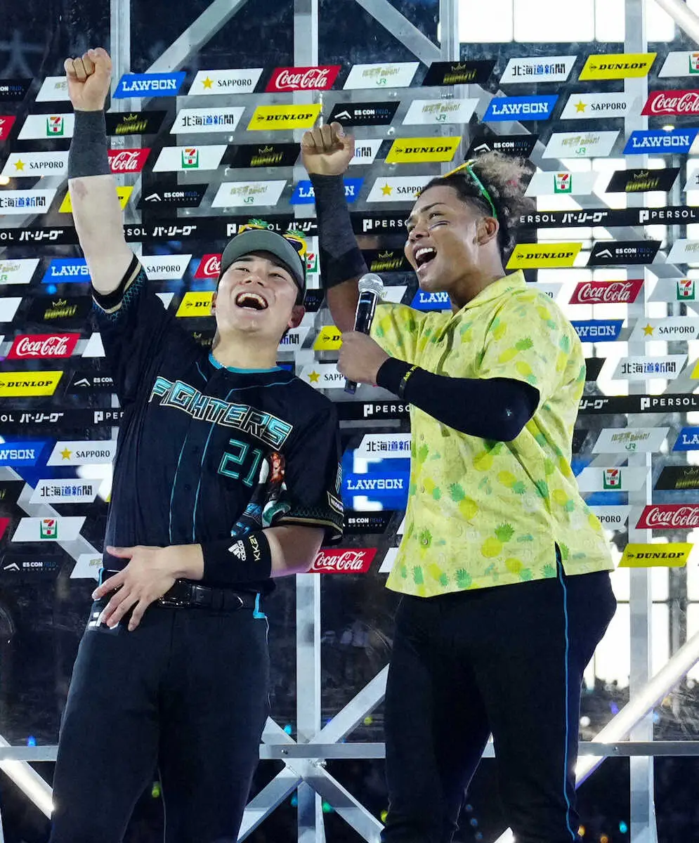 【画像・写真】日本ハム・清宮幸太郎「守備、守備って煽られたんで…」リーグ2位の15打点目も爆笑“自虐”コメント