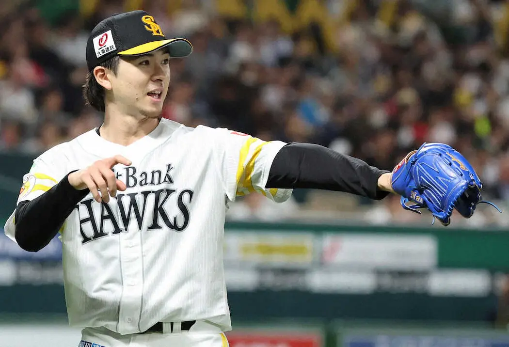 【画像・写真】＜ソ・オ（2）＞4回を無失点で投げ終えた上沢　（撮影・成瀬　徹）