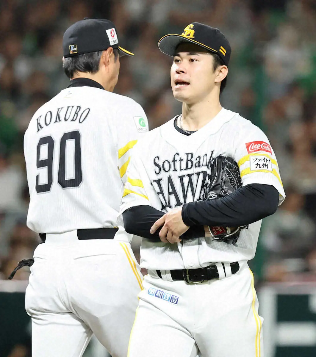 【画像・写真】ソフトバンク・松本晴　進化証明プロ最長8回1/3を2失点　逆転負けも「ゲームをつくることはできた」