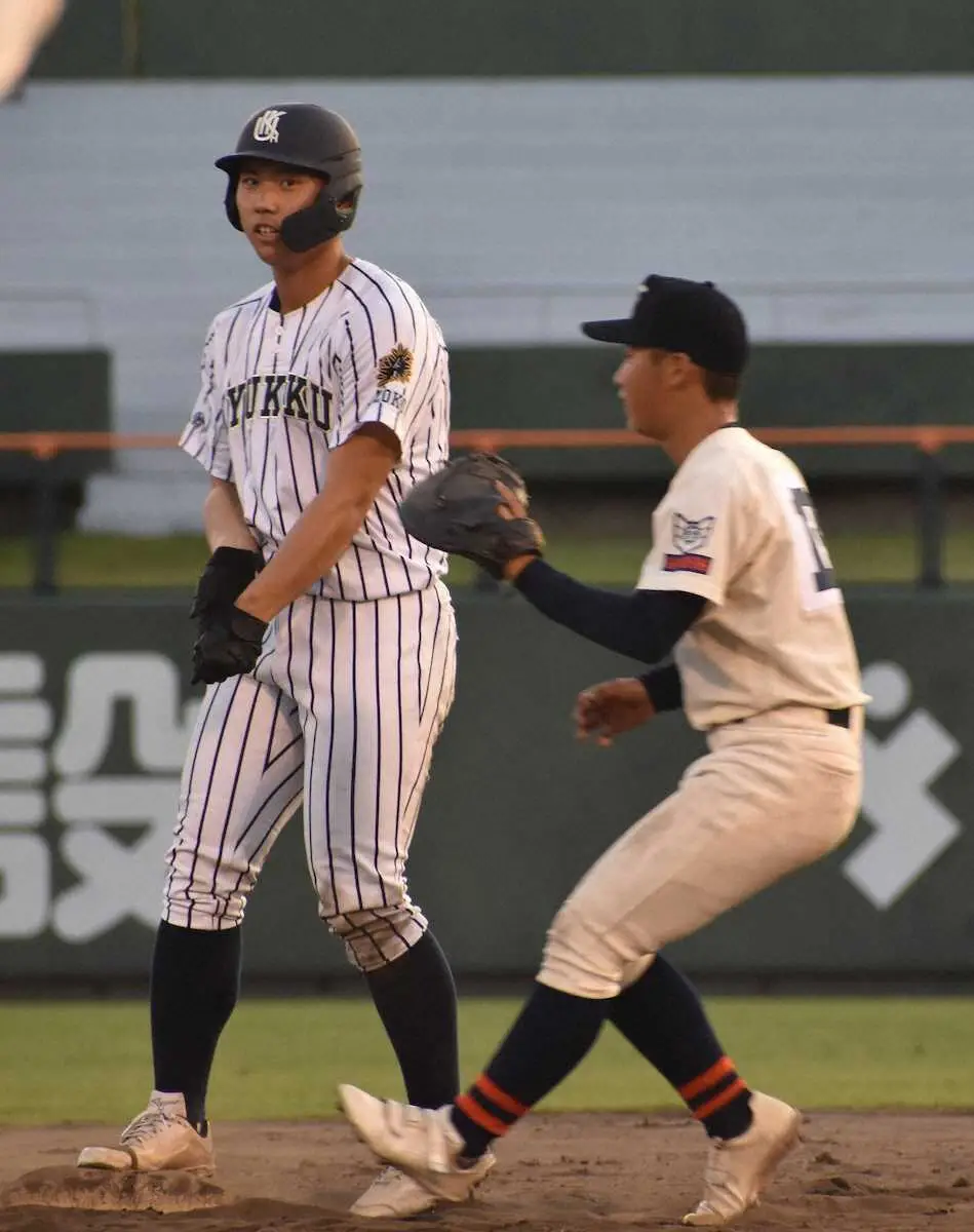 【画像・写真】九州国際大付のプロ注目・牟礼翔は2点二塁打など1安打「優勝目指して頑張りたい」