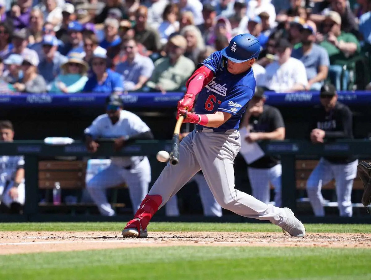 【画像・写真】メジャーデビュー戦で2安打＆初打点のウォード「本当に特別な瞬間だった」　選手層の厚さを証明