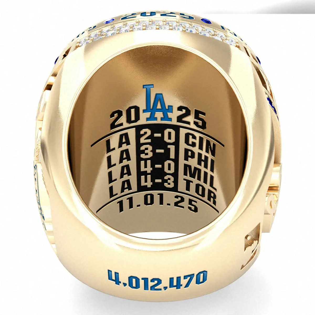 【画像・写真】ドジャース日本公式ファンクラブ会員向けに衝撃企画！1人に名前刻印入り本物のチャンピオンリング贈呈