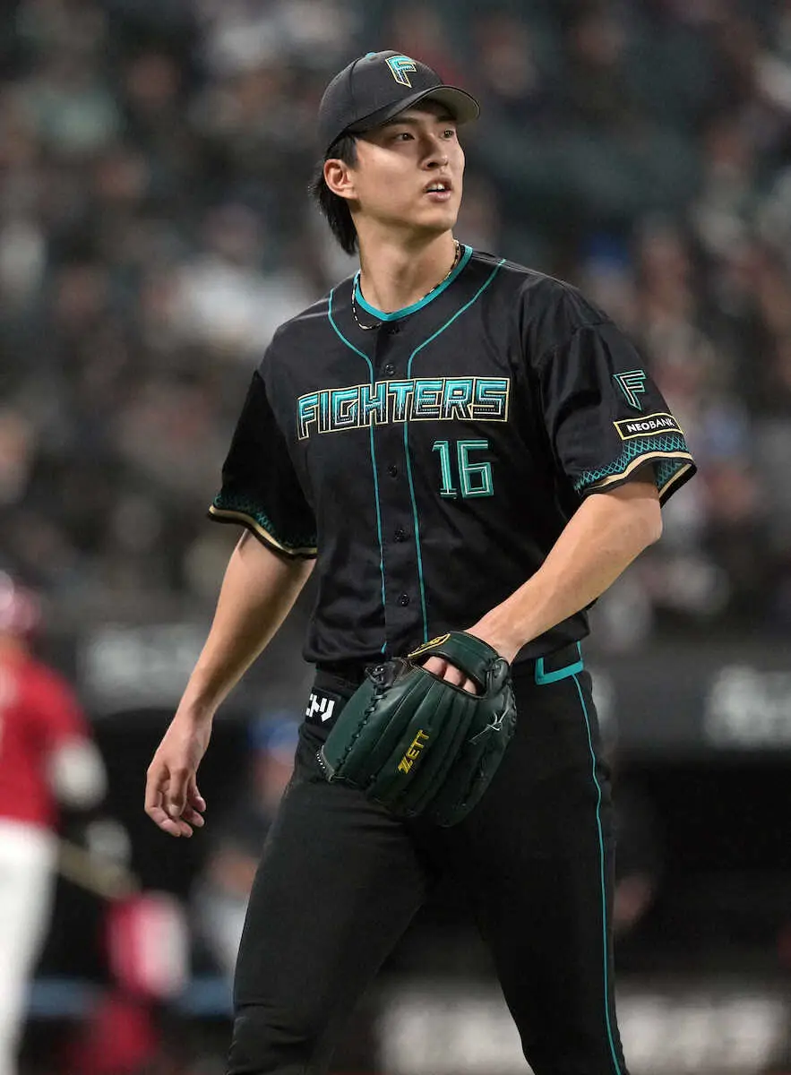 【画像・写真】日本ハム達孝太、楽天戦初勝利の権利持って降板　7回2安打1失点の快投