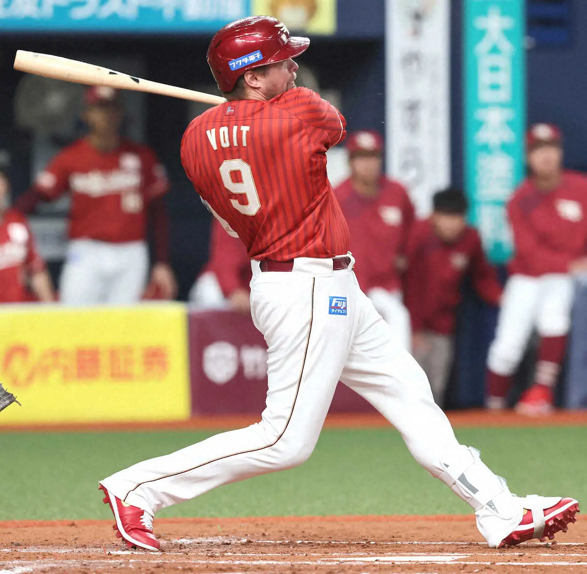 【画像・写真】楽天・ボイトが1軍練習に合流　2軍戦8試合で打率.310、1本塁打、4打点