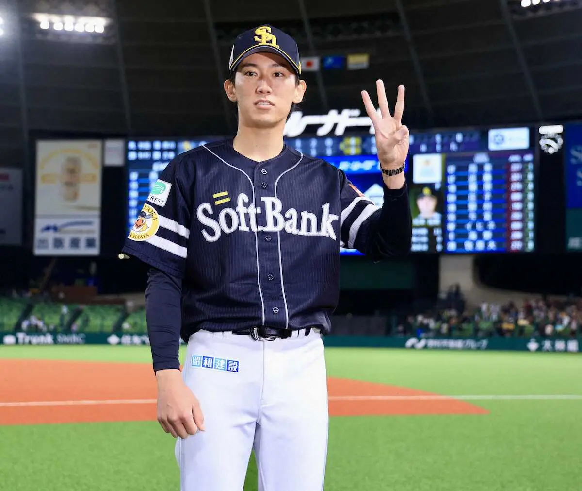 【画像・写真】ソフトバンク・大津亮介　自己最多118球投げ無傷3勝目　7回ピンチで栗山巧斬り「全力で投げた」