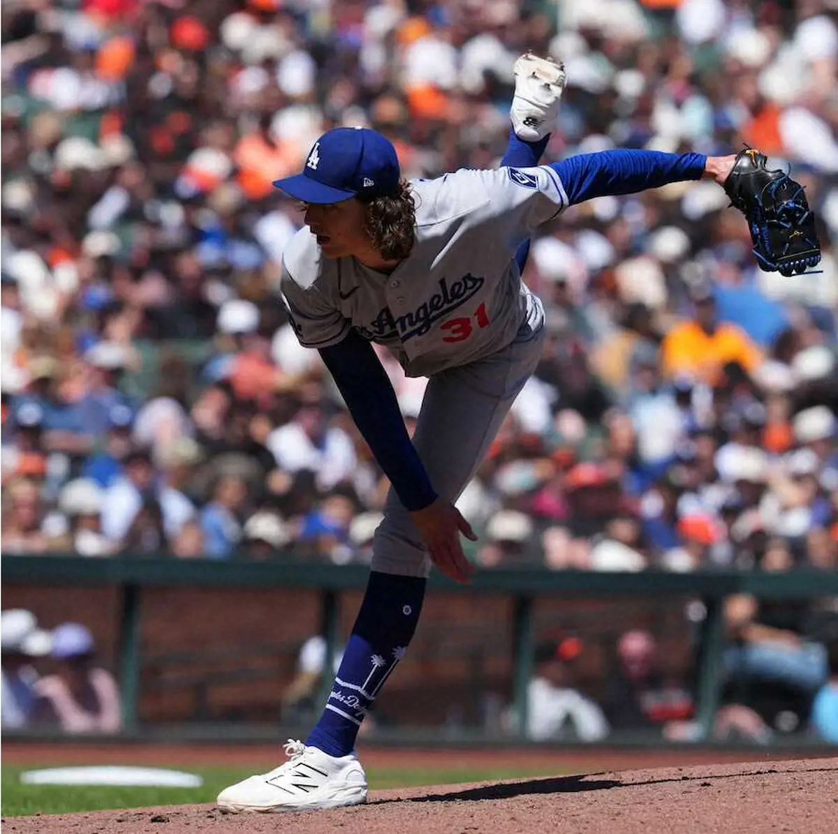 【画像・写真】ドジャース大谷翔平は第5打席まで無安打　5年連続2桁勝利右腕に苦戦　9回も好機で凡退