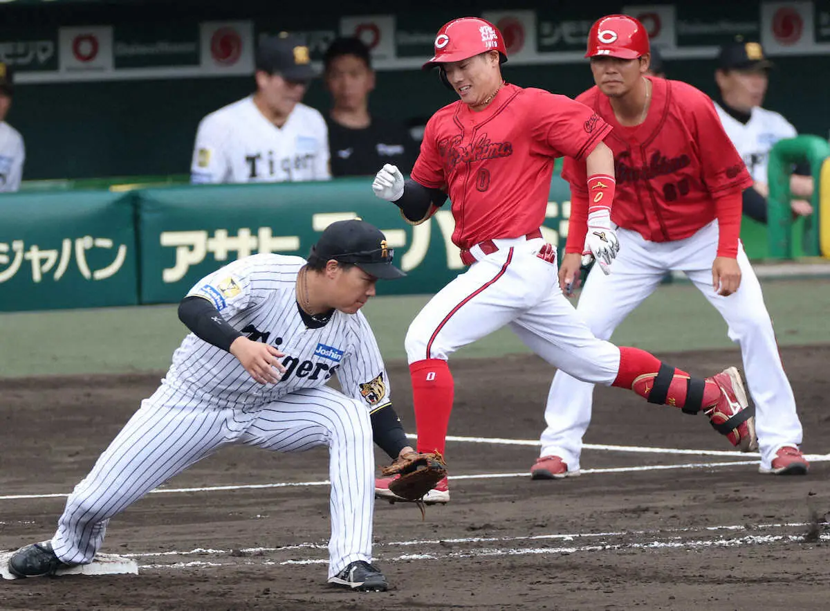 【画像・写真】広島　早くも今季4度目の零敗　佐々木ベンチ待機、辰見スタメンも不発　新井監督「辛抱強くやるしかない」