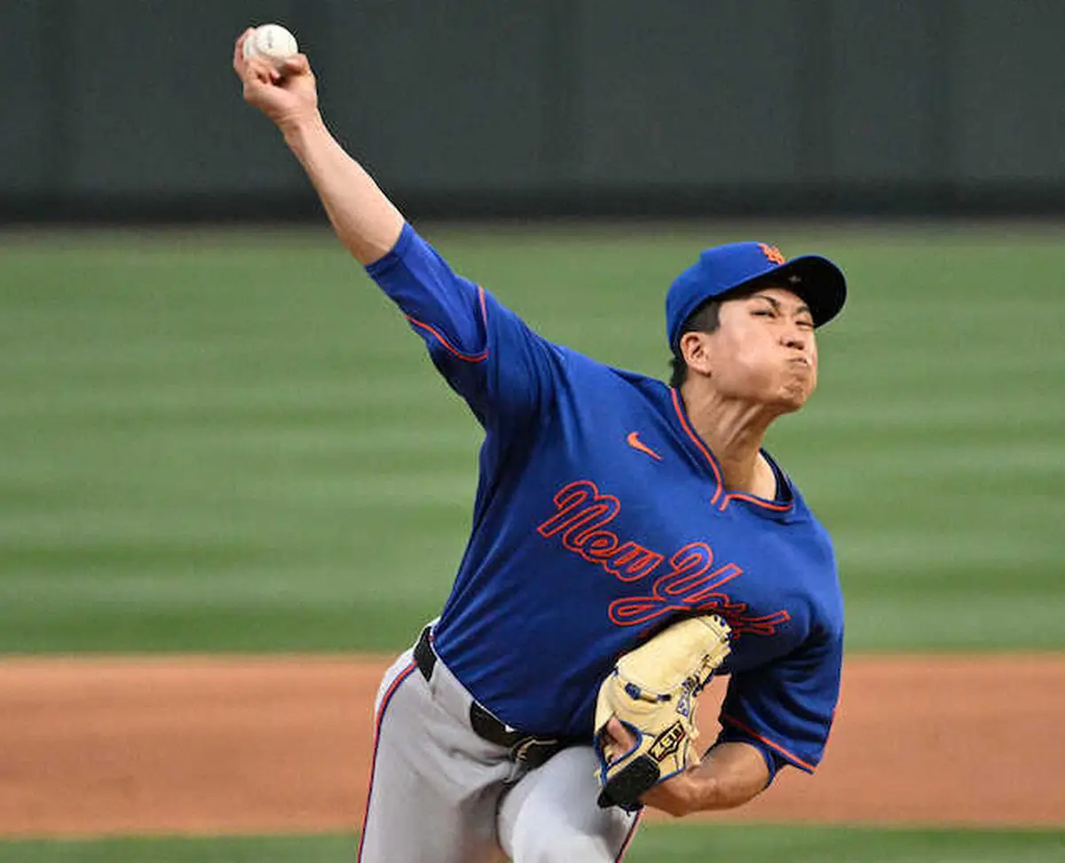 【画像・写真】メッツの千賀滉大（AP)