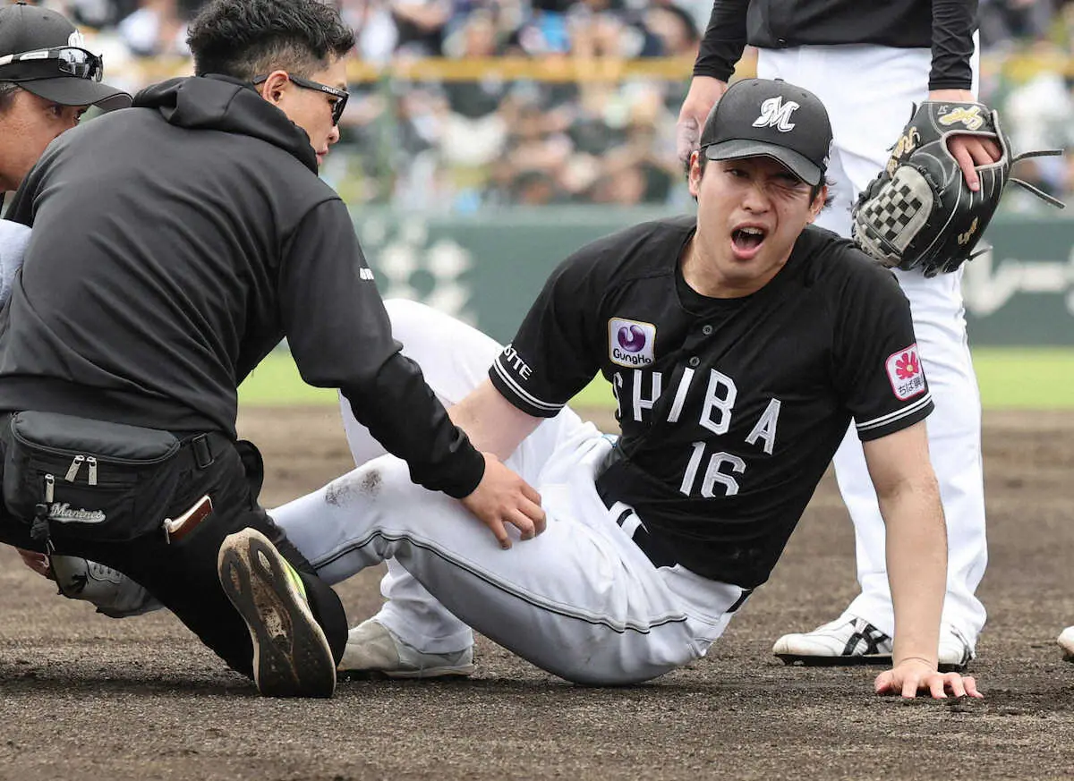 【画像・写真】ロッテ・種市　左アキレス腱断裂で今季絶望　サブロー監督「残念でしかない」