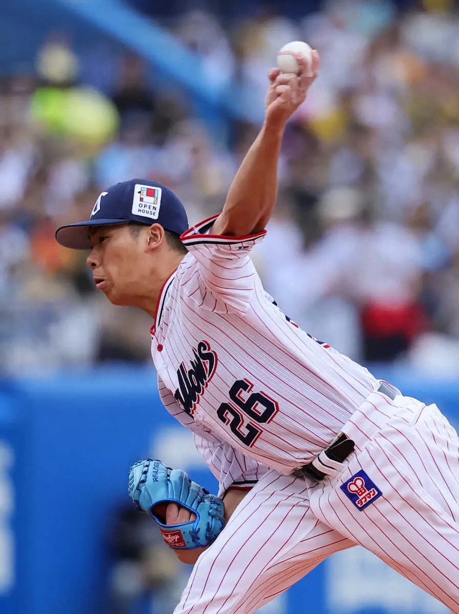 【画像・写真】ヤクルト山野太一、開幕からの5戦5勝ならず…　5回2/3を2失点、11奪三振も要所で粘れず