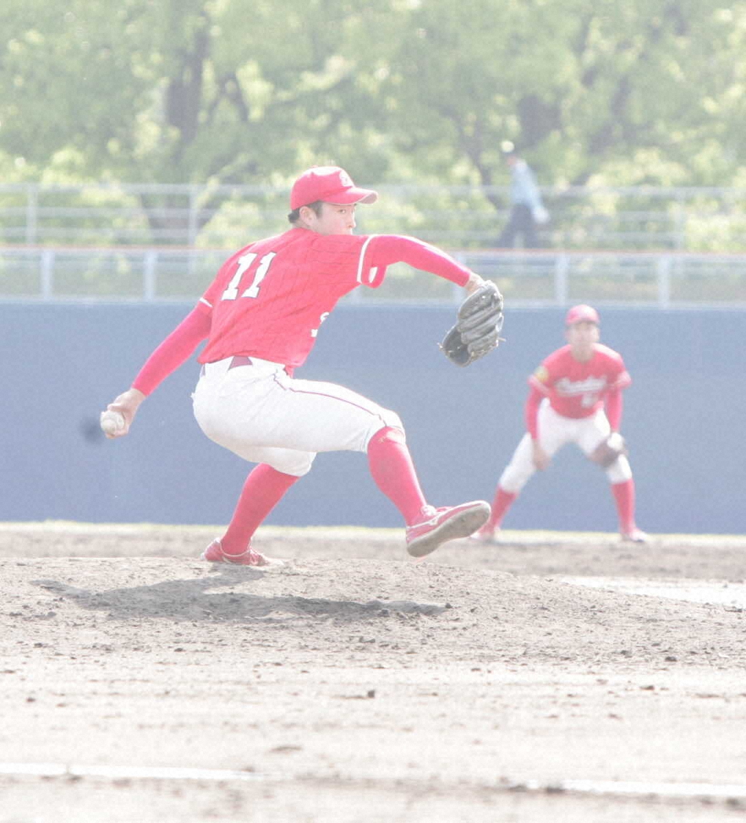 【画像・写真】阪神大学野球リーグNOW　大阪電通大の左腕・石原大暉　無欲でリーグ戦初完投初完封