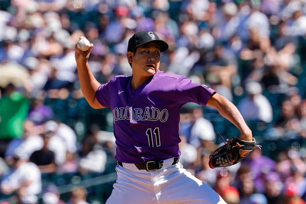 【画像・写真】ロッキーズ・菅野智之が5回まで無失点！打線も5点援護　3勝目に向けレッズ戦先発