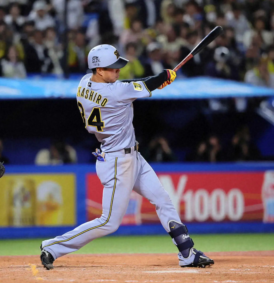 【画像・写真】阪神ドラ3・岡城快生がスタメン2試合目でプロ初の3安打「強く振れたことが良かった」