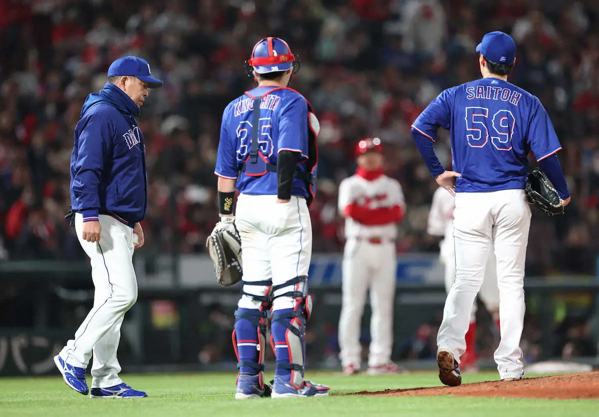 【画像・写真】球団最速20敗…中日・井上監督「語気を強める形で」試合後に緊急ミーティング　守備ミス相次ぎ自滅