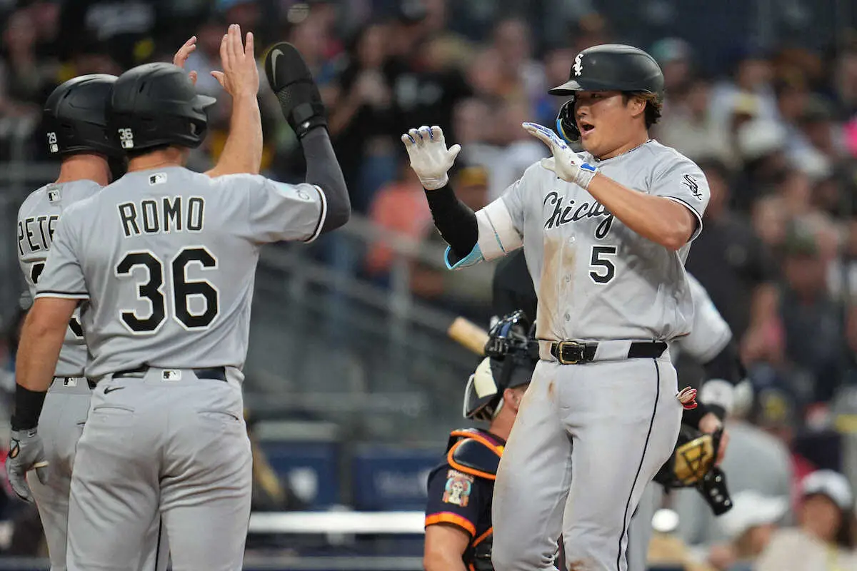 【画像・写真】日本選手通算1000本塁打　村上宗隆両リーグ単独最多13号で達成！　パイオニア野茂英雄から28年