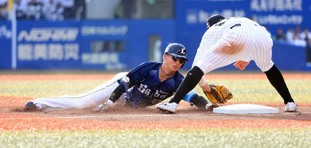 【画像・写真】西武　完封負けで再び借金生活逆戻り…今季初の同一カード3連勝ならず　先発・平良の“緊急降板”響く