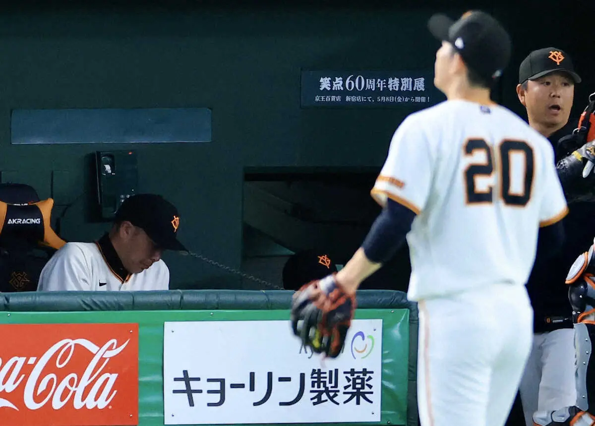 【画像・写真】巨人・戸郷翔征、今季初登板も無念の5回5失点…　20歳・鈴木叶にプロ初本塁打の先制3ラン被弾