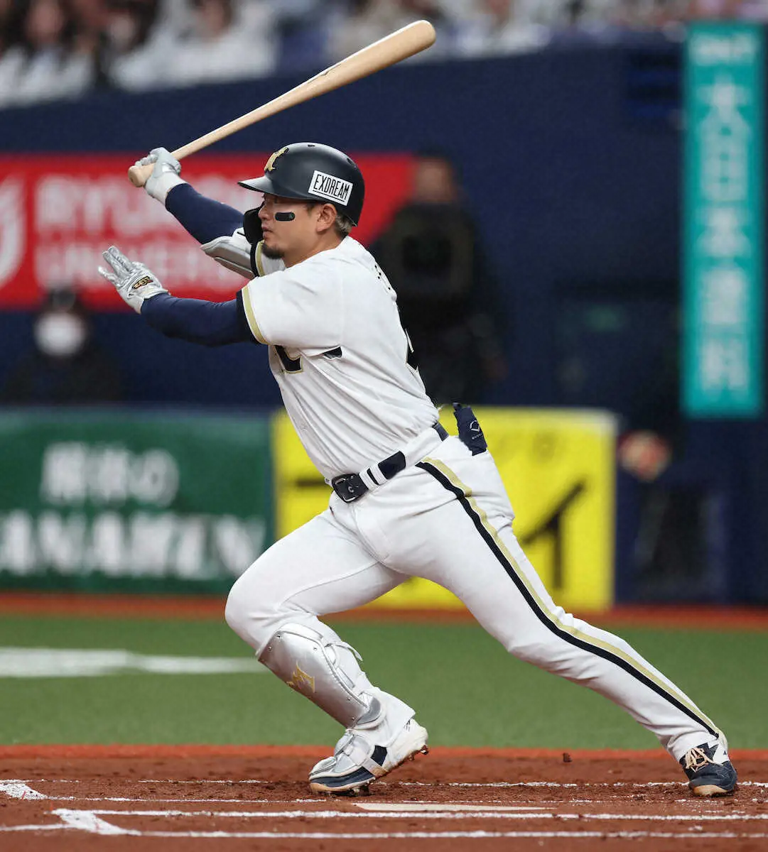 【画像・写真】オリックス・西川龍馬と森友哉が初回タイムリー　“5度目の正直”で来日初勝利目指すジェリーを強力援護
