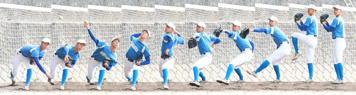 【画像・写真】【潜入】大阪公立校に12球団視察のエース出現　最速148キロ、美しいフォーム「支配下もある」理由とは