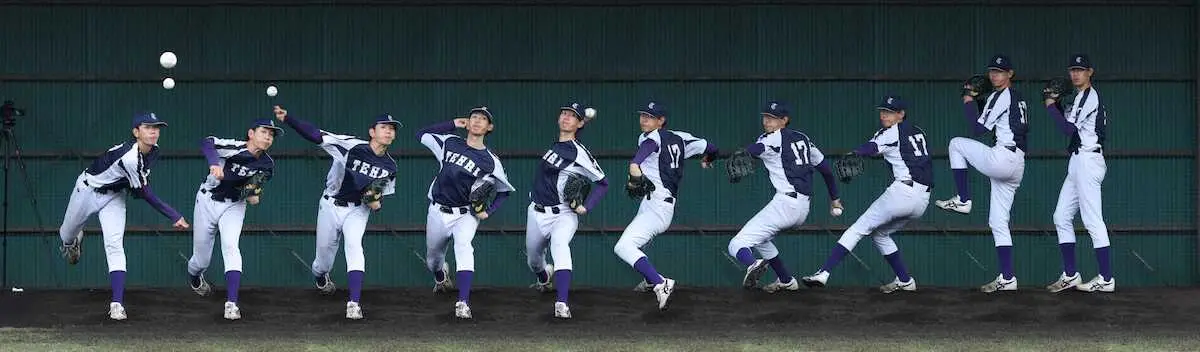 【画像・写真】【潜入】天理大・的場吏玖がスカウトから人気の理由とは…自由自在の変化球、肉体が示す「伸びしろ」
