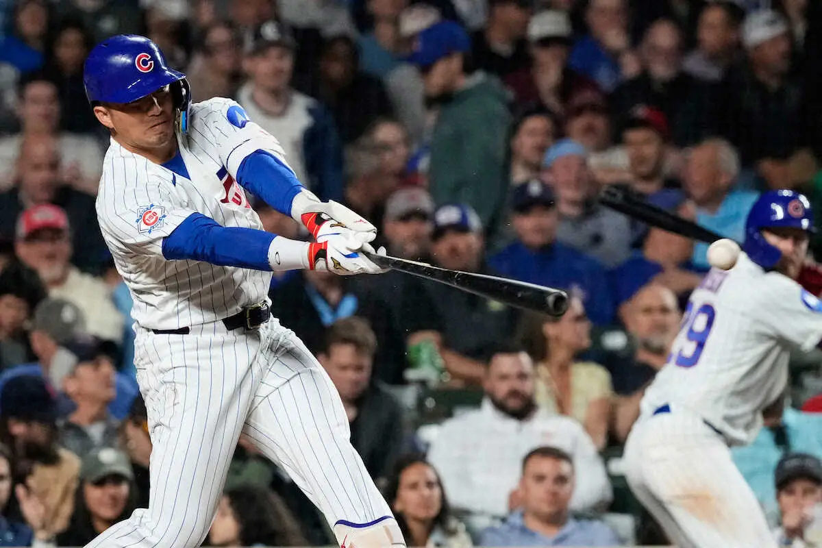 【画像・写真】カブス連夜のサヨナラ勝ちで7連勝＆本拠13連勝！ブッシュ同点弾＆決勝打　4番・鈴木誠也は4打数無安打