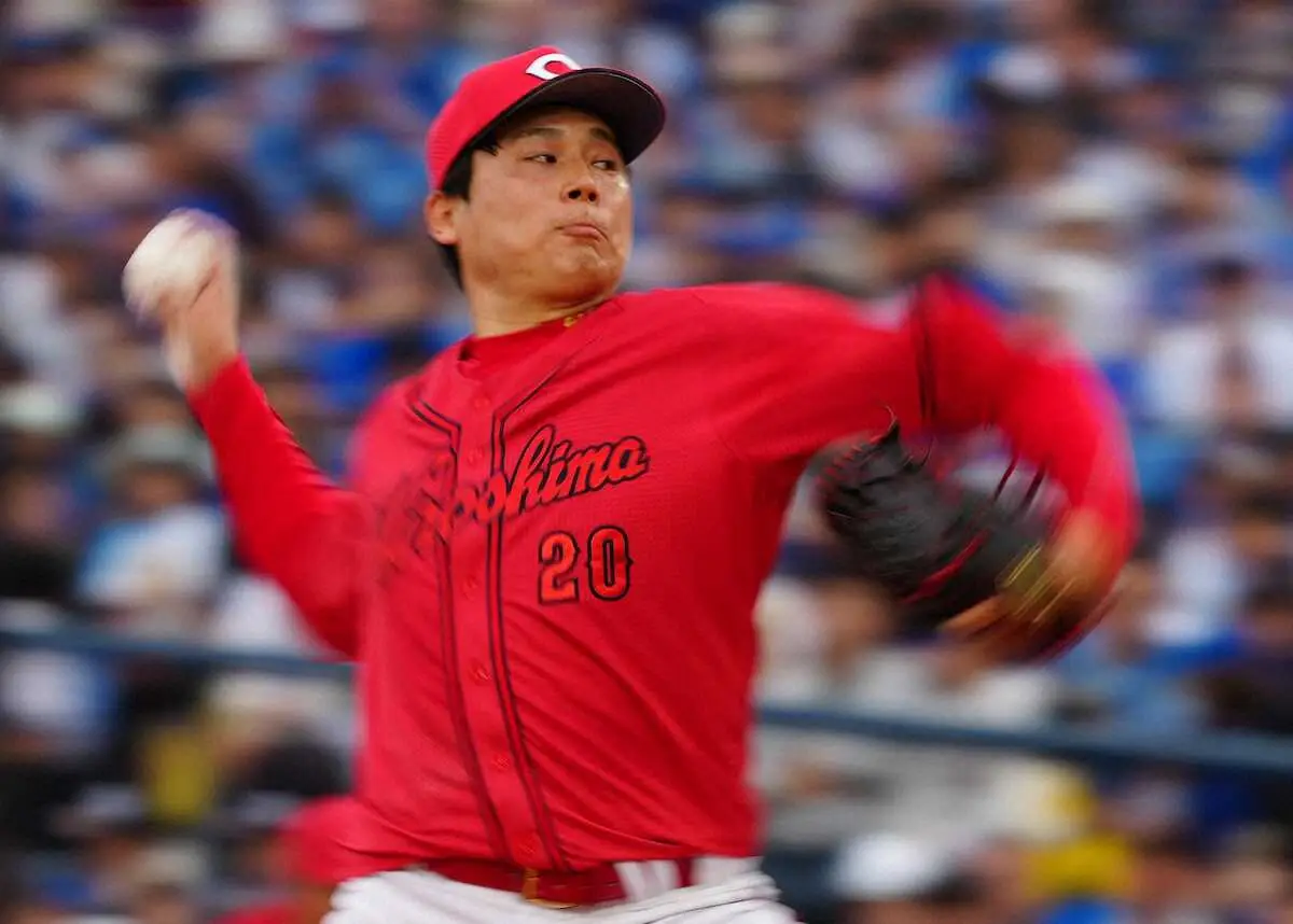【画像・写真】広島が快勝　DeNA戦は今季8試合目で初勝利　打線つながり10得点　先発・栗林は7回零封で3勝目