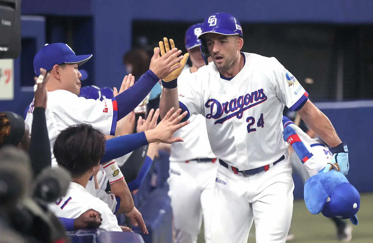 【画像・写真】中日　柳裕也吠えた！　大記録逃すも魂の2勝目　細川成也はダメ押しの5号3ラン