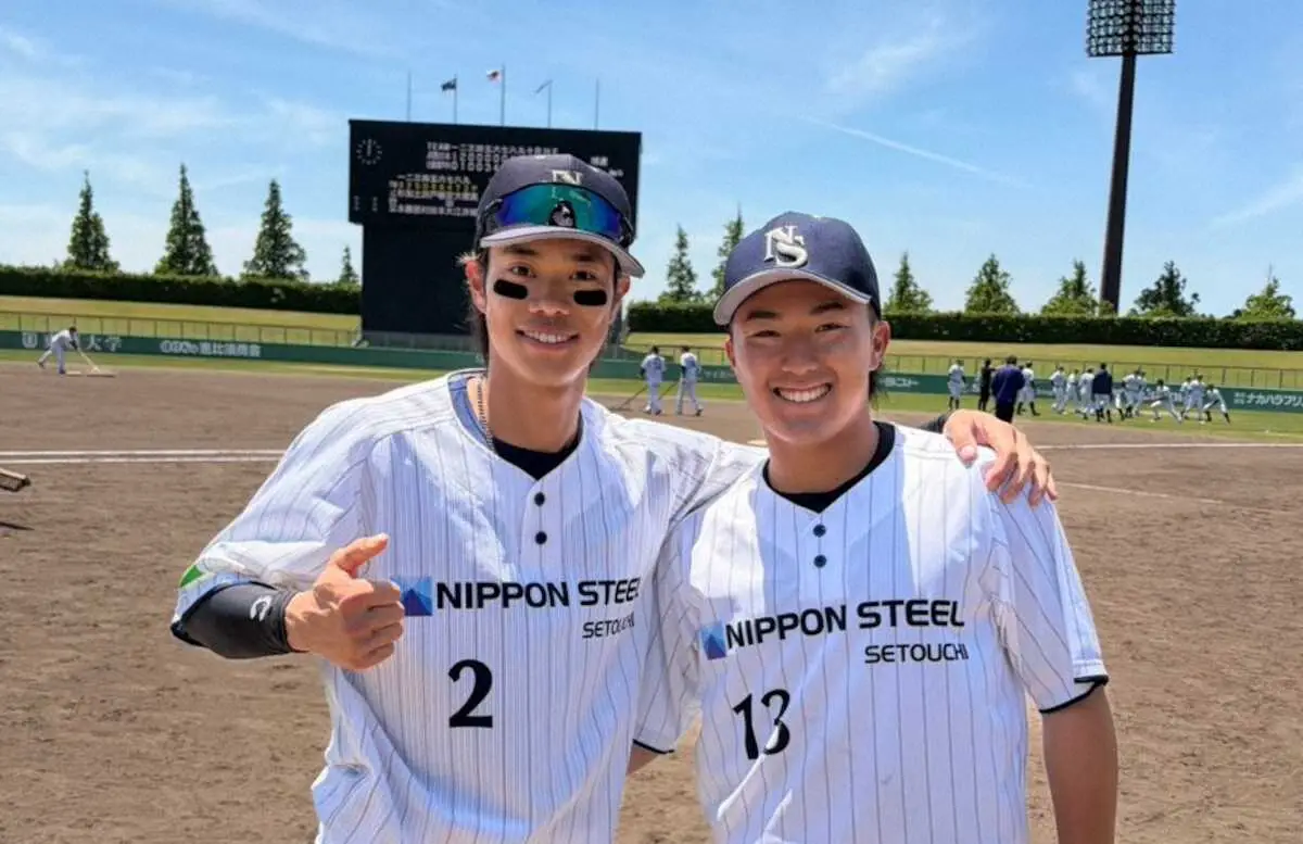 【画像・写真】日本製鉄瀬戸内・広田太陽　逆転の決勝3ラン含む5打点　柔道金メダリスト阿部一二三、詩のいとこが快音