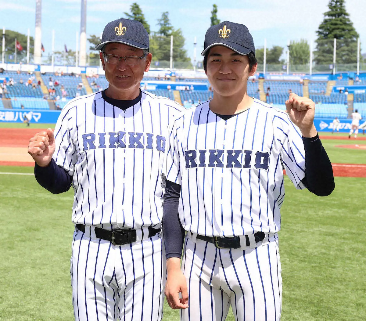 【画像・写真】立大ルーキー道本　新応援歌に乗って待望のリーグ戦初勝利　6回無失点「ストレートが良かった」