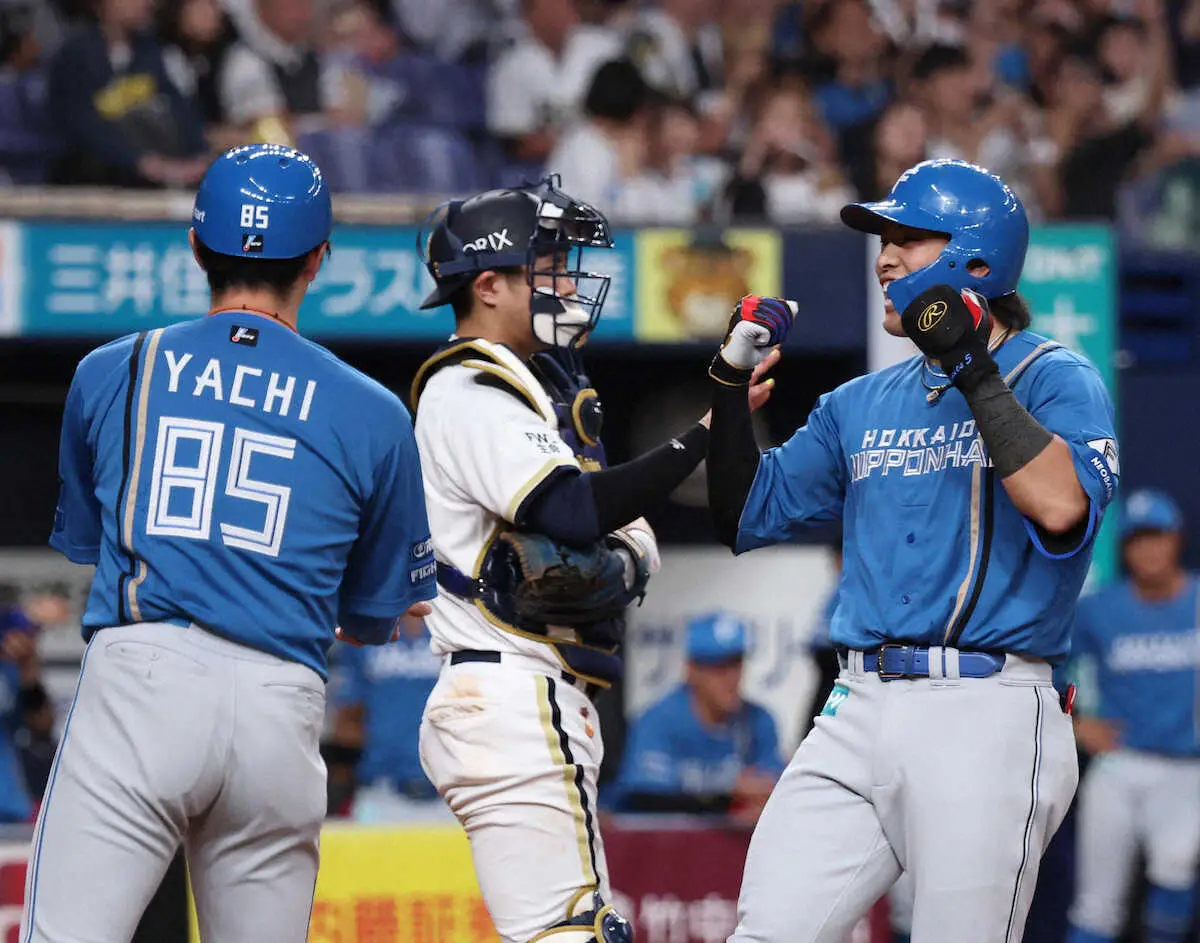 【画像・写真】日本ハム　京セラD今季初勝利！昨季からの連敗7でストップ　加藤貴8回零封で4勝目、野村が全3打点