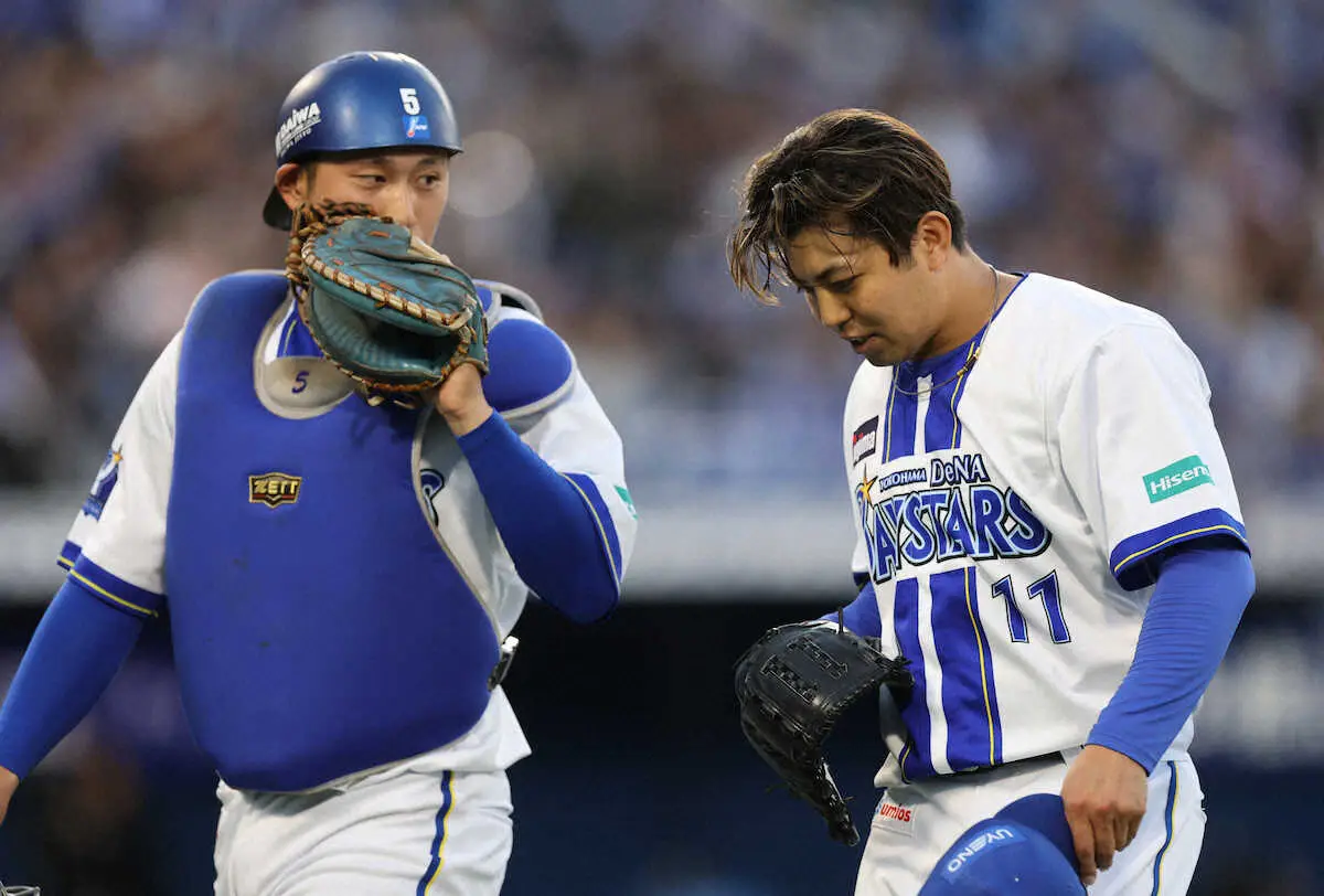 【画像・写真】DeNA・東克樹は6回無失点　松尾汐恩と初の先発バッテリー躍動！勝利投手の権利持って81球で交代