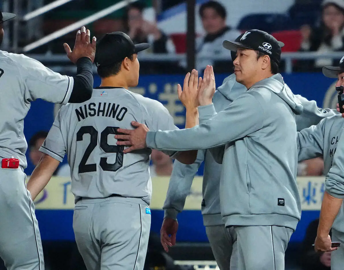 【画像・写真】ロッテ・サブロー監督　好投の西野を称賛「ベテランの意地を見た」　投打かみ合い連敗脱出
