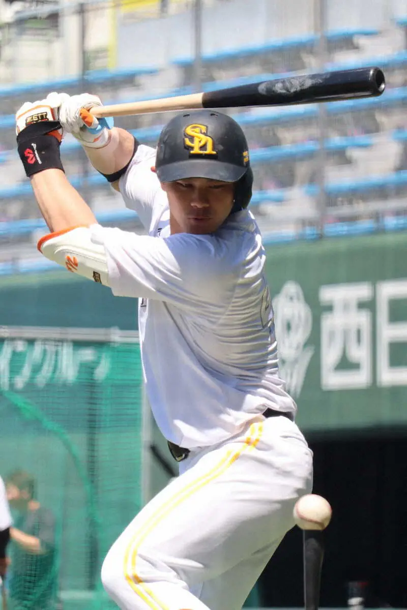 【画像・写真】【筑後鷹】ソフトバンク・宇野真仁朗　「5年目1軍」へ奮闘中！“10年後も戦力”視野に新人で手術