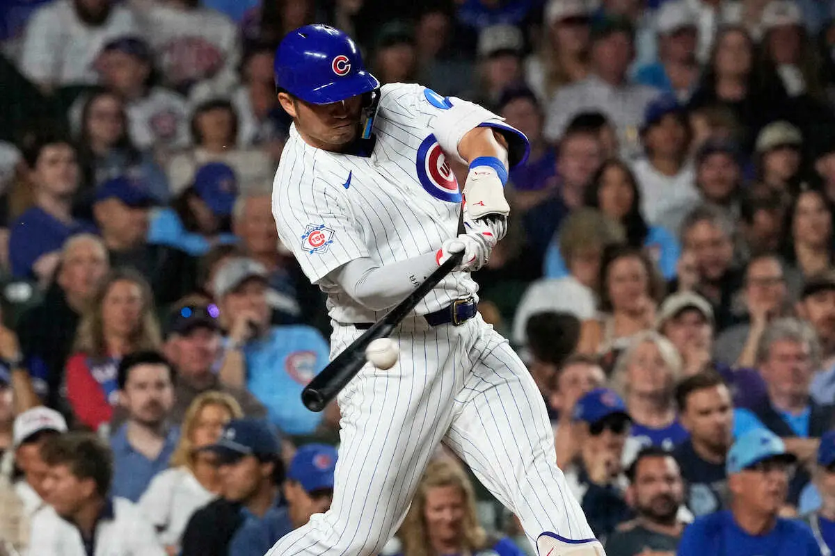 【画像・写真】鈴木誠也　4試合ぶりマルチ安打　今永昇太まさか5回途中KOの展開で意地見せる