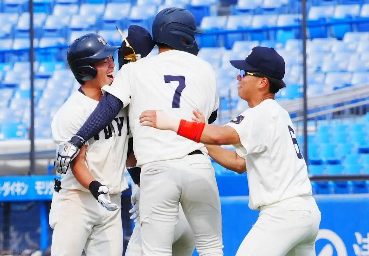 【画像・写真】東洋大・山田がサヨナラ打！最下位のピンチ救う一打に「4年の自分がカバーできた」