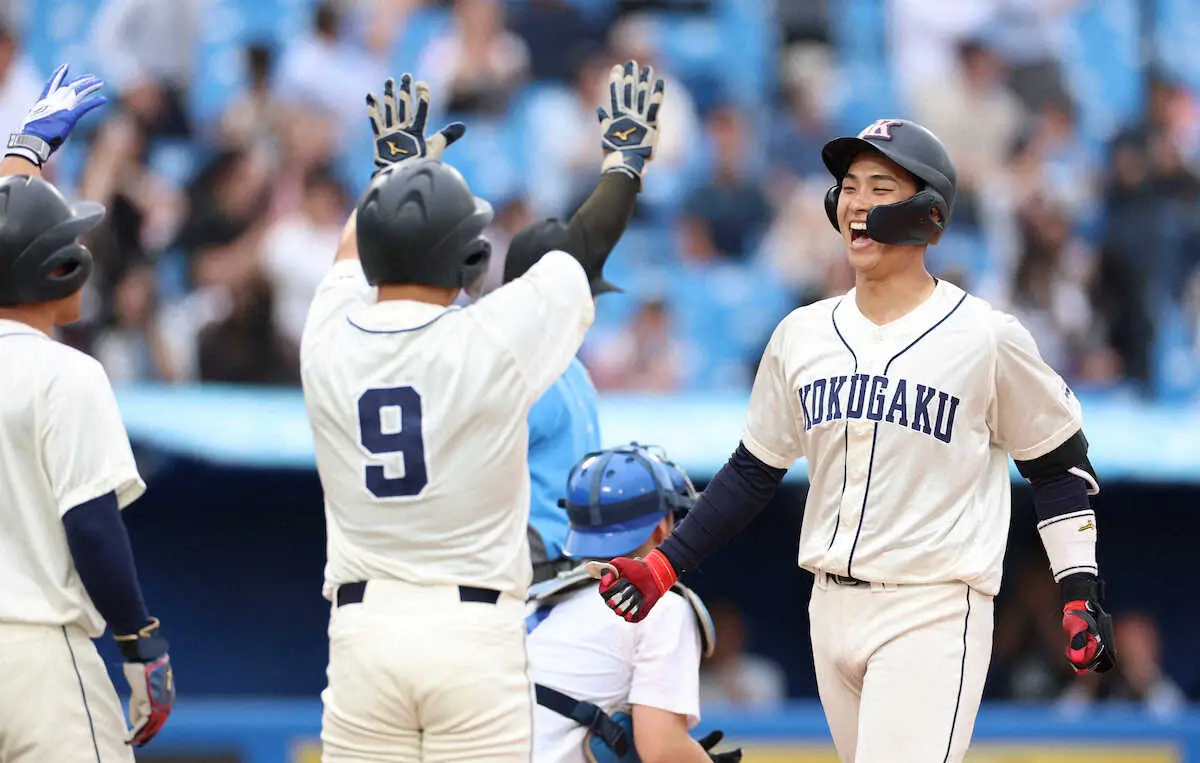 【画像・写真】【東都大学】国学院大が7季ぶりリーグ優勝！　青学大の史上初7連覇を阻止　石野蓮授が劇的満弾