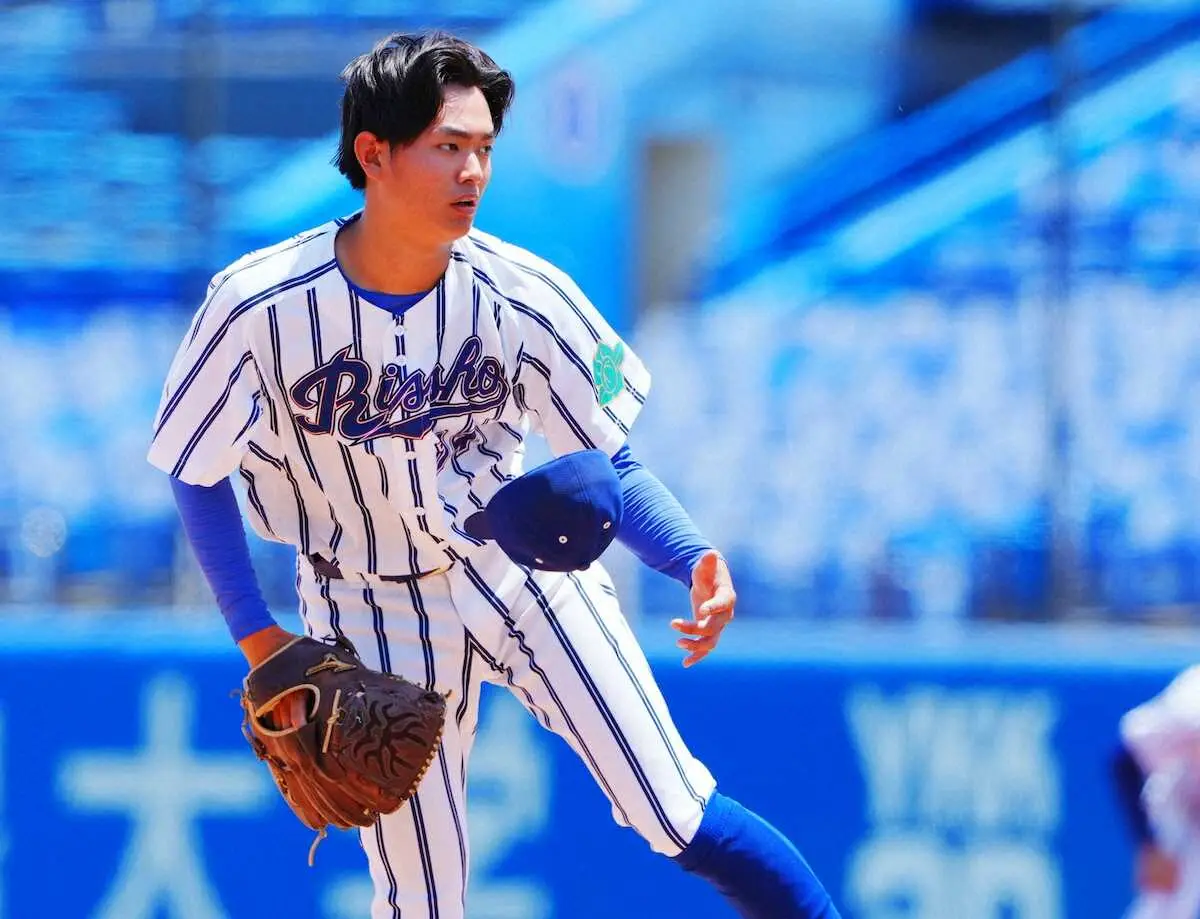 【画像・写真】立正大　1年生左腕・大村の力投で1部残留決定