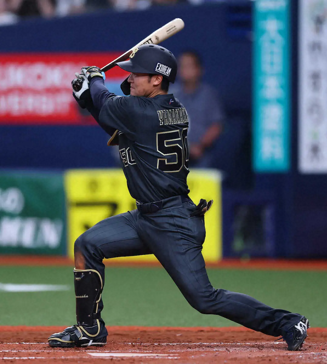 【画像・写真】オリックス再奪首　山中稜真が躍動！藤原から2打席連続適時打で初のお立ち台「準備してきた」