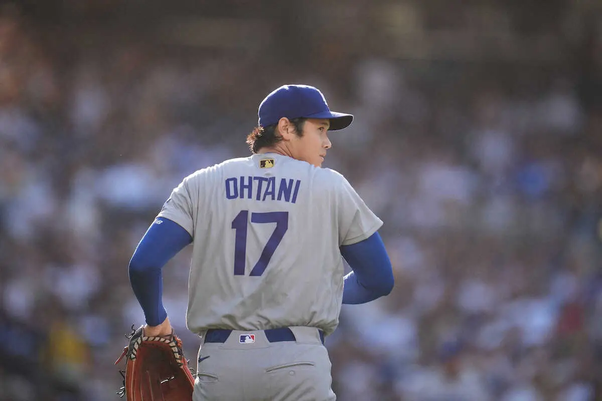 【画像・写真】大谷翔平　先頭打者弾からのマウンドで初回は3者凡退！　4登板ぶり二刀流解禁で投打に躍動