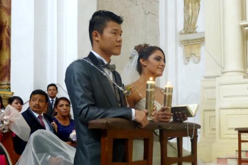 メキシコで結婚式を挙げた亀田和毅（Ｃ）亀田プロモーション