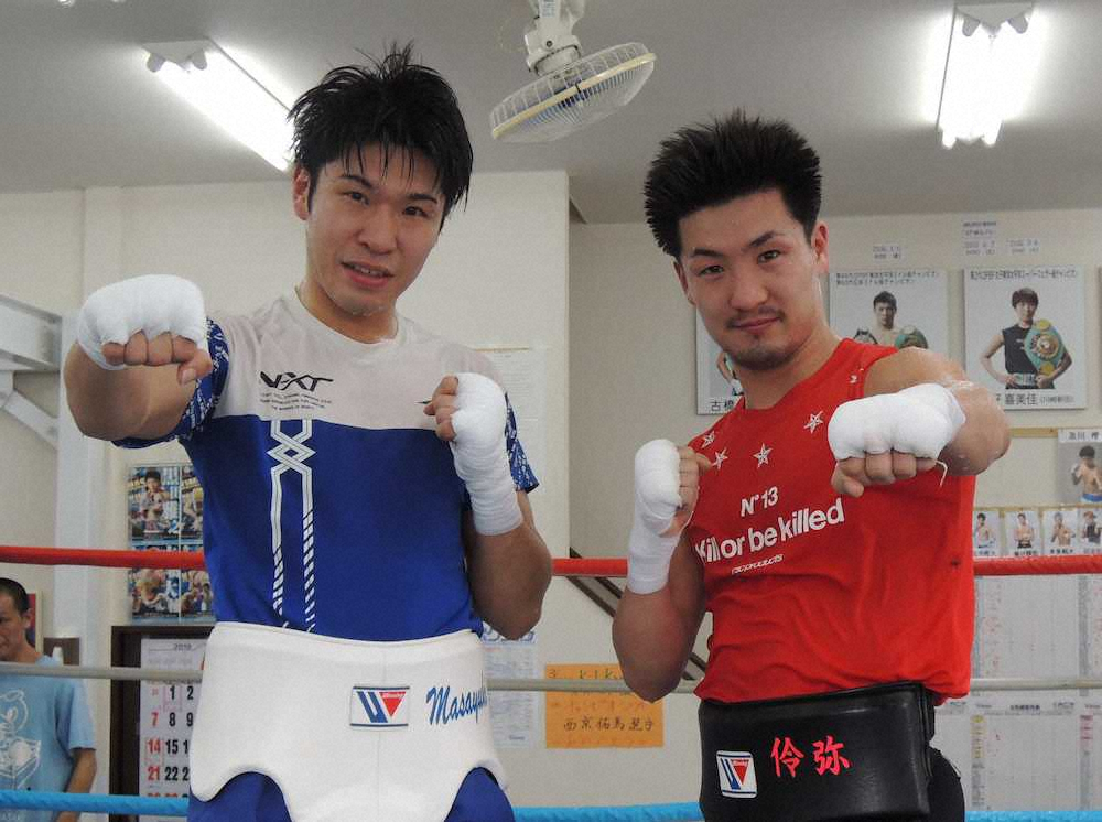 【画像・写真】小西伶弥「前回は10点、きょうは20点」　黒田と2度目スパーで進化見せた