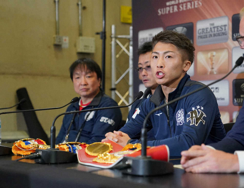 【画像・写真】尚弥　ボディー狙い「頭にあった」　1度目ダウンで「いける」