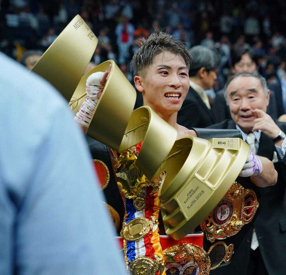 【画像・写真】“最強モンスター”尚弥、世界一！憧れと伝説のドネアに流血判定勝利